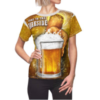 Thumbnail for Come To The Darkside - We Drink Beer - Women's AOP Cut & Sew Tee