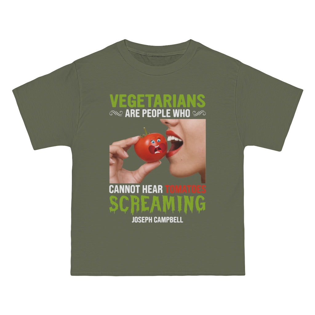 Vegetarians Cannot Hear a Tomato - Joseph Campbell Quote - Women's Vintage Tee
