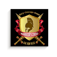 Thumbnail for Warrior's Creed - Canvas Print