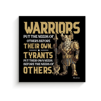 Thumbnail for Warrior vs Tyrant - Canvas Print