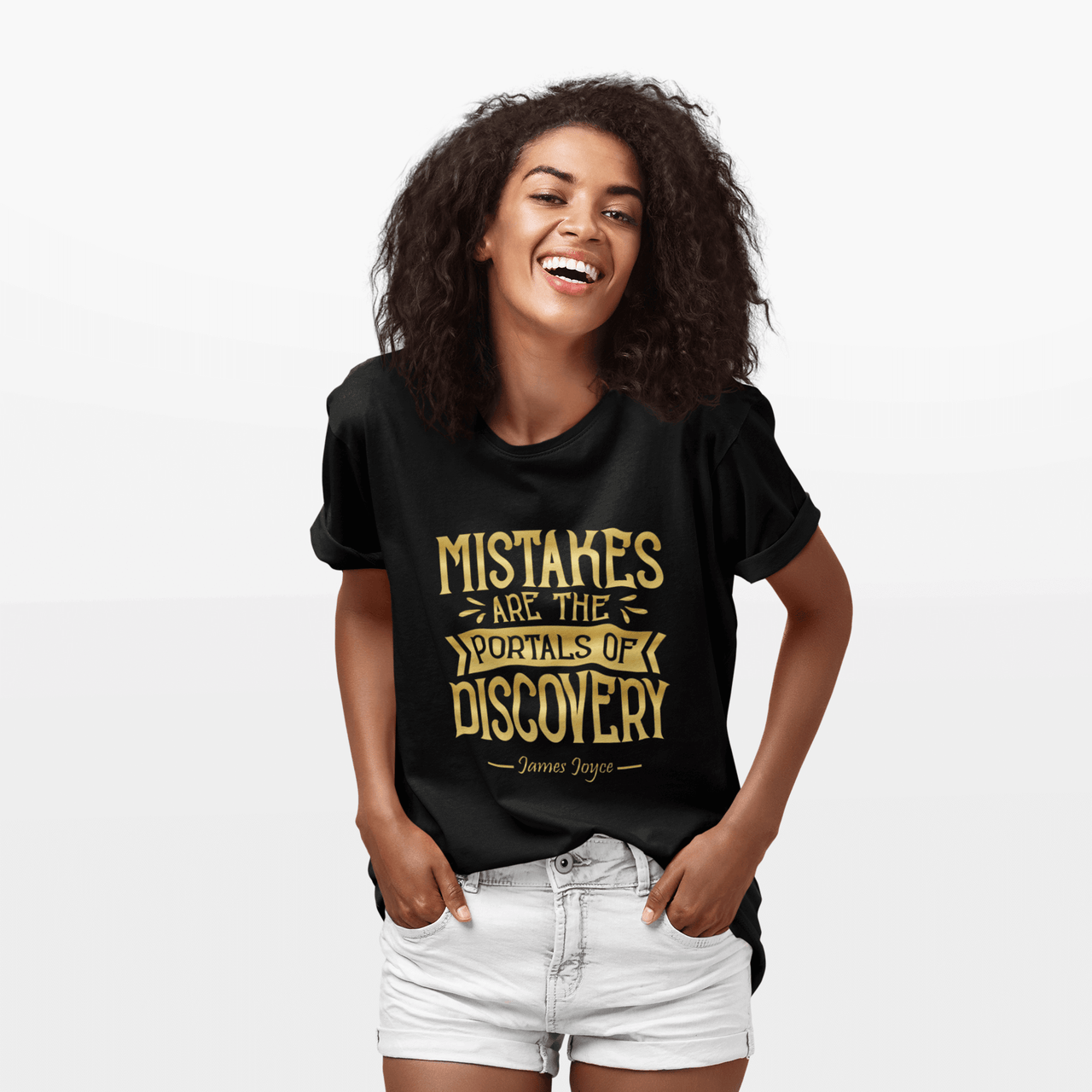 Portals of Discovery - James Joyce Quote - Women's Vintage Tee