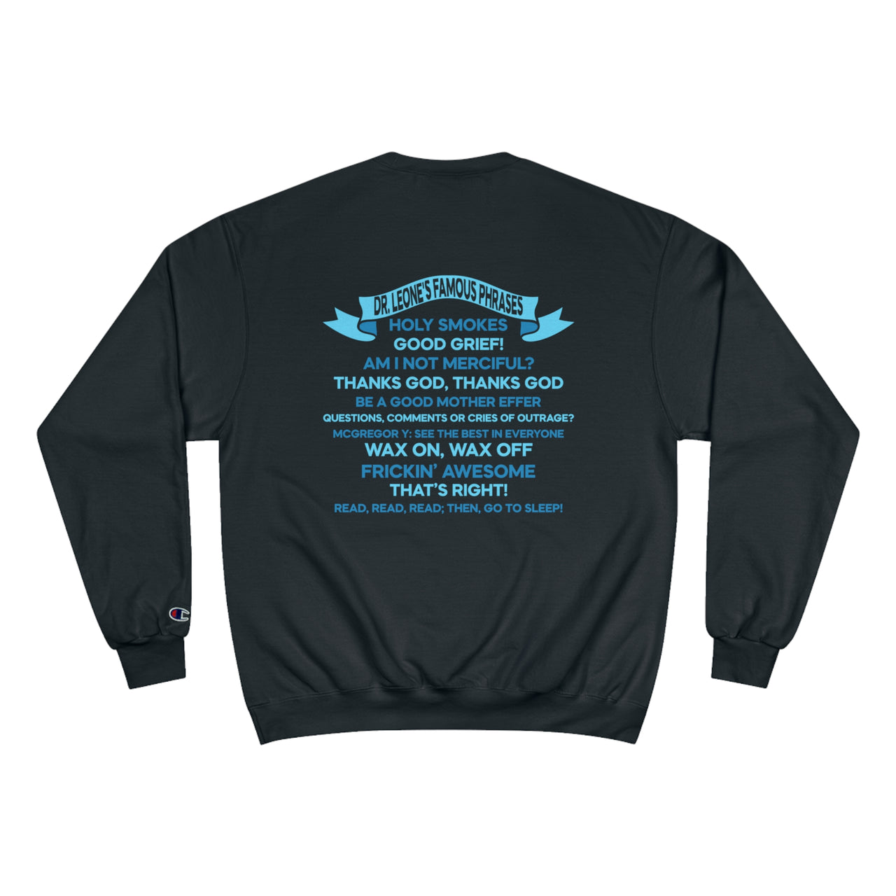 Champion Sweatshirt - Oceanside 70 - Blue Banner Back