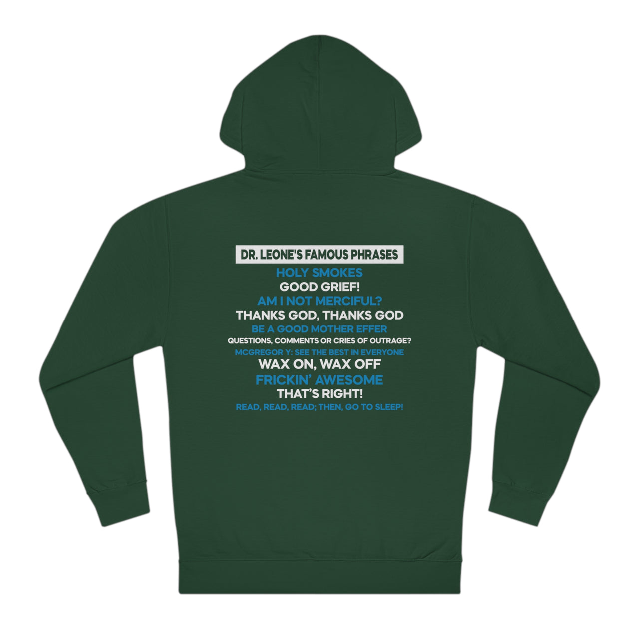 Unisex Hooded Sweatshirt - Oceanside 70 - Alternating Color Back - Flat Banner