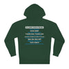 Unisex Hooded Sweatshirt - Oceanside 70 - Alternating Color Back - Flat Banner