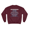 Champion Sweatshirt - Oceanside 70 - Alternating Color Flat Back