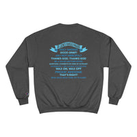 Thumbnail for Champion Sweatshirt - Oceanside 70 - Blue Banner Back