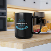 Thumbnail for Black Mug, 15oz - Oceanside 70 - Alternating Color Back