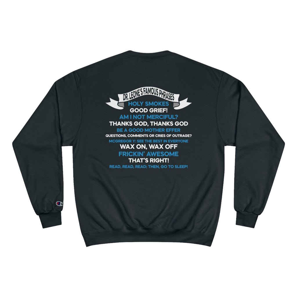 Champion Sweatshirt - Oceanside 70 - Alternating Color Banner Back