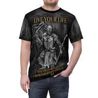 Thumbnail for Live Your Life -  Chief Tecumseh Quote - AOP Sublimation Unisex Tee