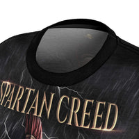 Thumbnail for With My Shield or On It - Spartan Warrior - Women's AOP Cut & Sew Tee