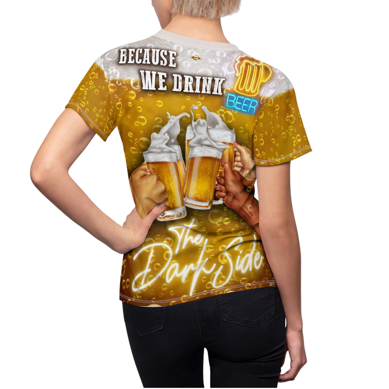 Come To The Darkside - We Drink Beer - Women's AOP Cut & Sew Tee
