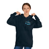 Unisex Hooded Sweatshirt - Oceanside 70 - Blue Back - Flat Banner