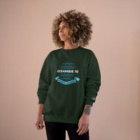 Thumbnail for Champion Sweatshirt - Oceanside 70 - Alternating Color Banner Back