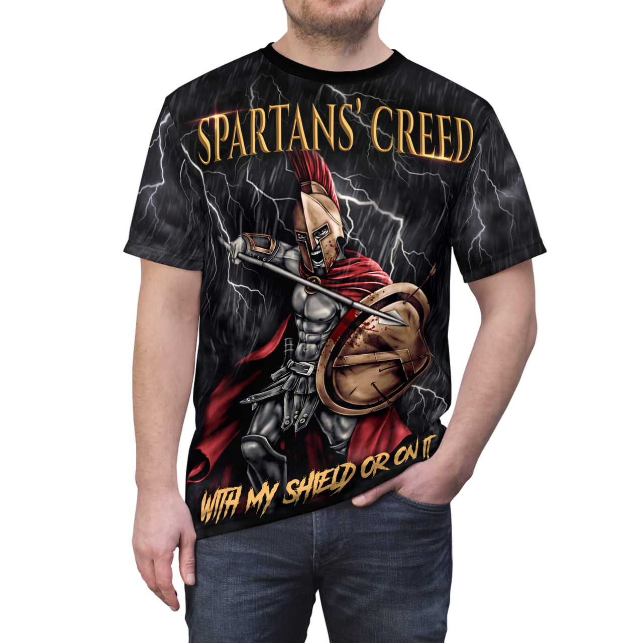 Battle Ready - Spartan Warrior AOP Shirt