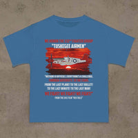 Thumbnail for We Fight, We Fight, We Fight - Tuskegee Airmen - Red Tails Inspirational Quote - Unisex Vintage Tee