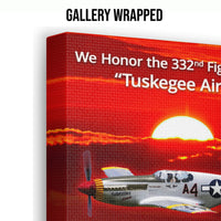 Thumbnail for We Fight We Fight We Fight - Red Tails Quote - Canvas Print