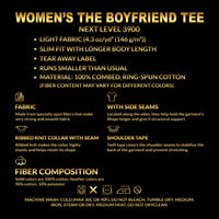 Thumbnail for Three Times The Love Women's Boyfriend Tee - A Loving Valentines Day Gift | Abanak