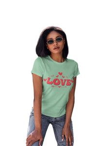 Thumbnail for Love and Hearts - Women's Boyfriend Tee