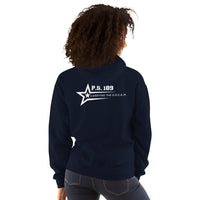 Thumbnail for P.S. 189 Unisex Pullover Hoodie in Navy Blue (School Uniform Compliant)