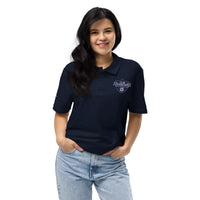 Thumbnail for Unisex pique polo shirt - in Navy Blue (School Uniform Compliant)