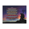 Live Your Life - Chief Tecumseh Poem - Gallery Wrapped Canvas Print