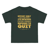 Thumbnail for Effort Only Releases Its Reward - Napolean Hill Quote - Men's VintageTee