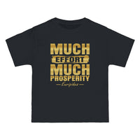 Thumbnail for Much Effort Much Prosperity - Euripides Quote - Unisex Vintage Tee