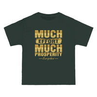 Thumbnail for Much Effort Much Prosperity - Euripides Quote - Unisex Vintage Tee