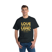 Thumbnail for Love The Life You Live - Bob Marley Quote - Unisex Vintage Tee