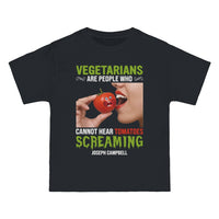 Thumbnail for Vegetarians Cannot Hear a Tomato - Joseph Campbell Quote - Unisex Vintage Tee