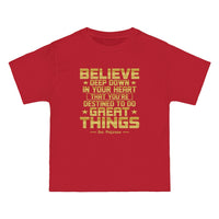 Thumbnail for Believe Deep Down - Joe Paterno Quote - Women's Vintage Tee