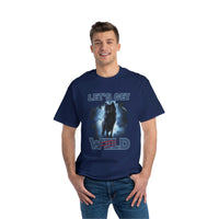 Thumbnail for Embrace Your Inner Wild - Wild Wolf  - Unisex Beefy-T®  Short-Sleeve T-Shirt