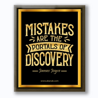 Thumbnail for Portals of Discovery - James Joyce Quote - Canvas Print