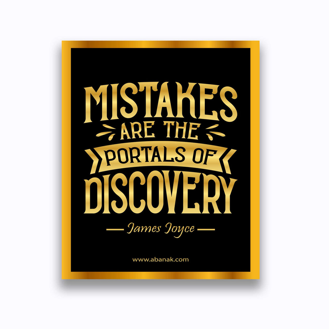 Portals of Discovery - James Joyce Quote - Canvas Print