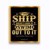 If Your Ship Doesn't Come In - Jonathan Winters Quote - Canvas Print