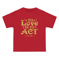 Thumbnail for To Love Is To Act - Victor Hugo Quote - Women's Vintage Tee