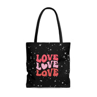 Thumbnail for Love Light Love Bright - AOP Tote Bag