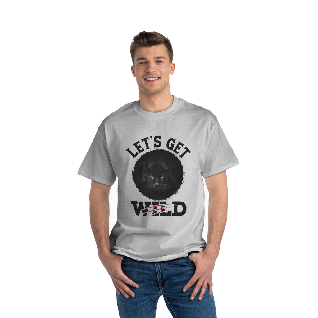 Let's Get Wild - Black Panther Unisex T-Shirt: Unleash Your Inner Party Animal!