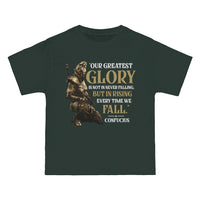 Thumbnail for Greatest Glory - Confucius Quote - Men's Vintage Tee