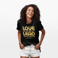 Thumbnail for Love The Life You Live - Bob Marley Quote - Women's Vintage Tee
