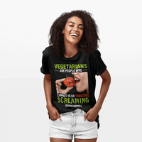 Thumbnail for Vegetarians Cannot Hear a Tomato - Joseph Campbell Quote - Unisex Vintage Tee