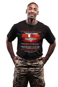 Thumbnail for We Fight, We Fight, We Fight - Red Tails Inspirational Quote - Men's Vintage Tee