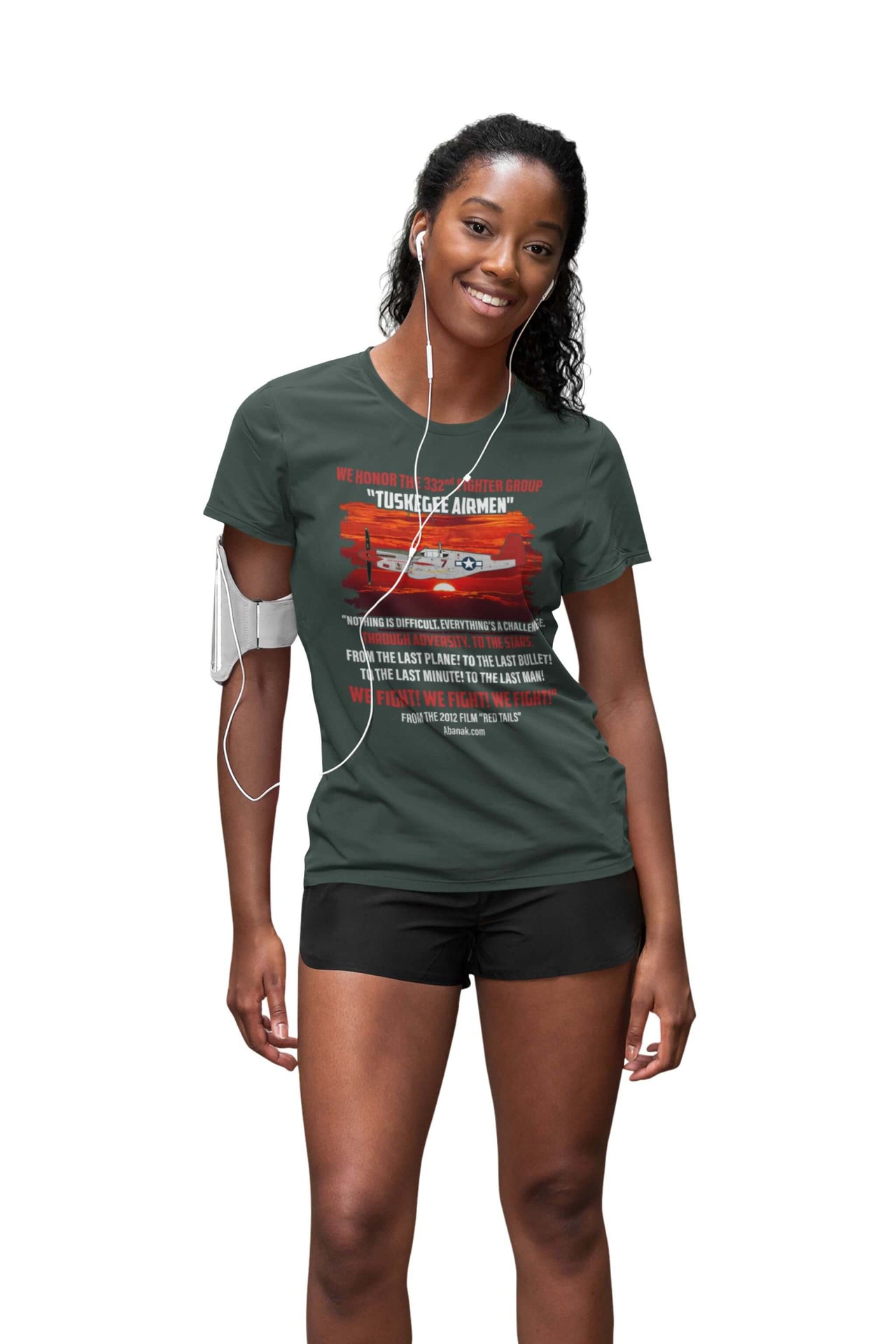 We Fight, We Fight, We Fight - Red Tails Inspirational Quote - Women's Vintage Tee